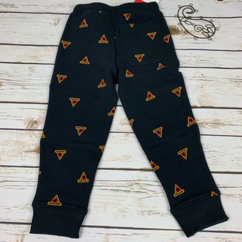 Hanna Andersson Moto Pizza Joggers Boys 6-7